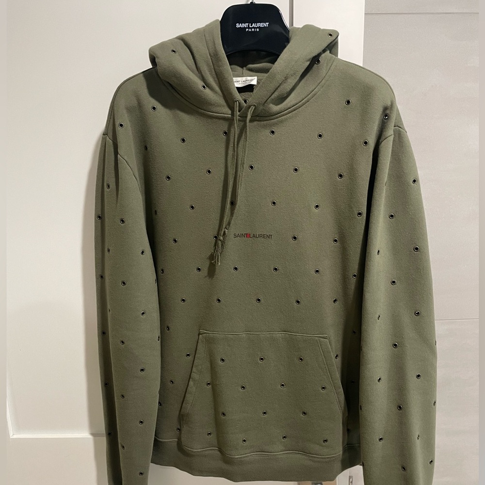 YSL hoodie.  Forrest green.  Size M